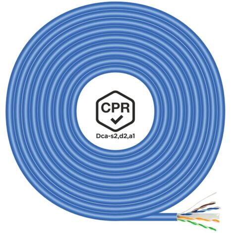 Cavo RJ45 Categoria 6 UTP Rigido Aisens A135-0662 Azzurro 100 m