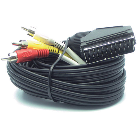 Lanberg CA-EUEU-10CC-0018-BK cable EUROCONECTOR 1,8 m SCART (21-pin) Negro