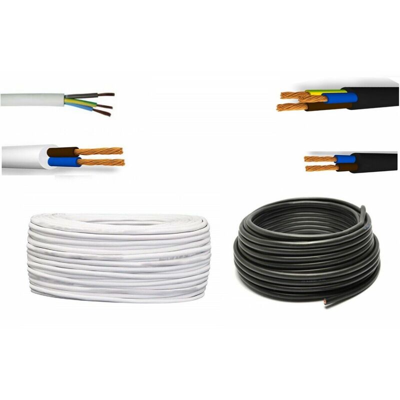Cavo Elettrico Prolunga 3x1,5 Mm - 40 Metri, Cavo Per Esterni E Interni, Isolato - Foto 5