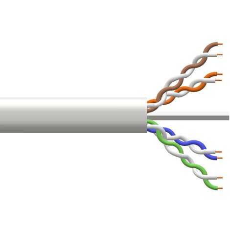 Matassa U/UTP, 4 coppie, Cavo Cat.6 Rame 100m LSZH Rigido Grigio - Cavi in  Matassa - Cavi di rete - Networking