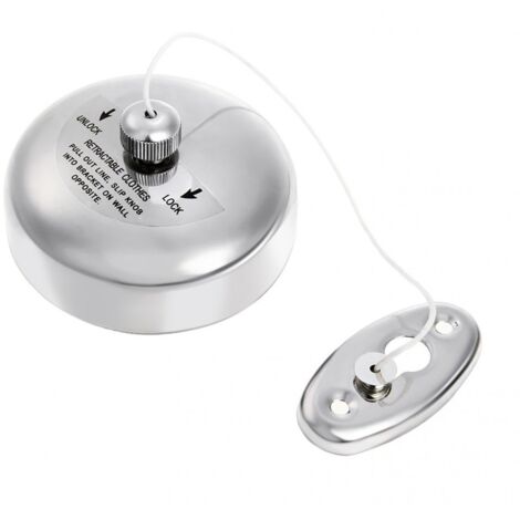 Cavo Stendibiancheria Estensibile-Retrattile 2,8 Mt Acciaio Inox