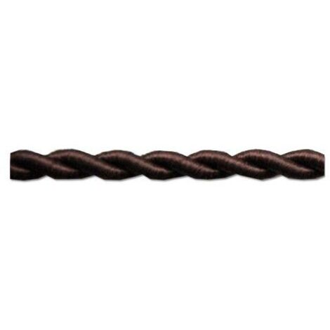 Cavo Tessile Tinto 2x0,75mm C-20 Seta Marrone 25m