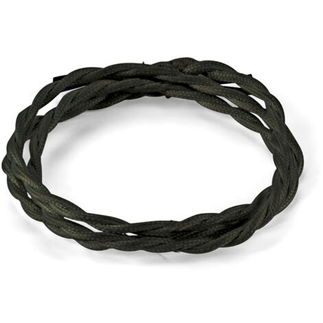 Cavo Tessuto Intrecciato Nero 10M