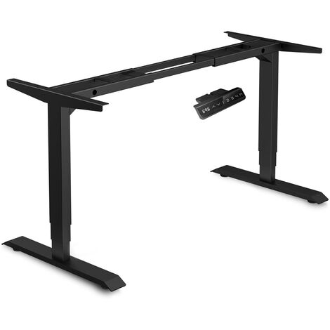 CAVO Tischgestell TG2-120 schwarz elektrisch höhenverstellbar 595 - 1245 mm Breitenverstellung 1080 - 1800 mm Tragkraft 120 Kg