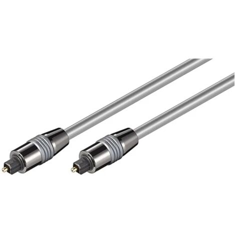 cavo toslink spina da 6 mm fibra ottica spine di metallo professionale 2 mt