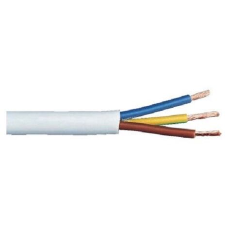 CAVO TRIPOLARE BIANCO Sezione 3 x 1.5