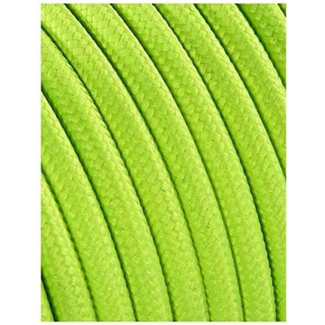 Cavo Tubulaire Cord 2x0,75mm Giallo Fluo 5m