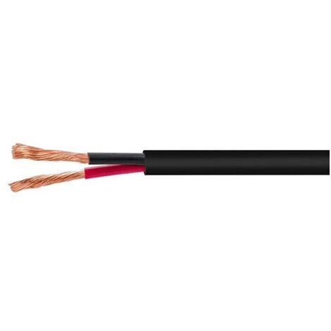 Cavo UL2464 2x20 AWG guaina esterna nera anime rosso e nero
