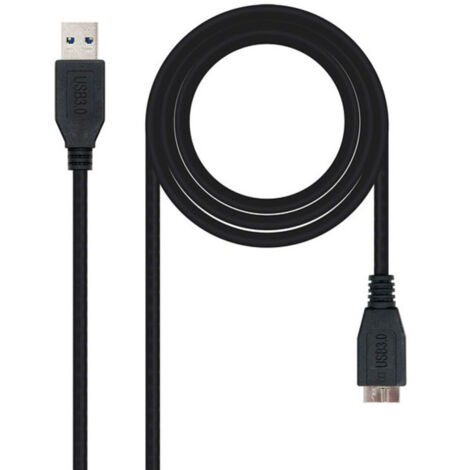 Cavo USB 3.0 A con Micro USB B NANOCABLE 10.01.110-BK