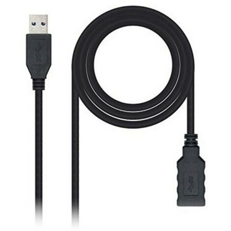 Cavo USB 3.0 A con USB A NANOCABLE 10.01.0902BK 2 m Nero