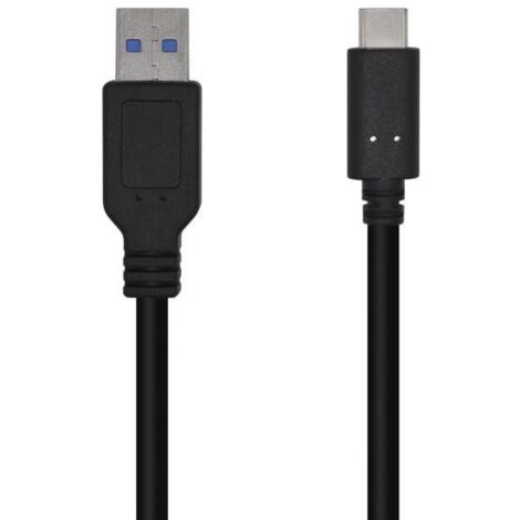 Cavo USB A con USB-C Aisens A107-0450 Nero 1,5 m (1 Unità)