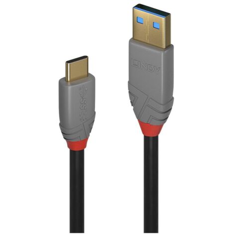 Cavo USB A con USB C LINDY 36910 50 cm Nero