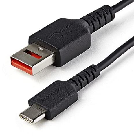 Cavo USB A con USB C Startech USBSCHAC1M           Nero