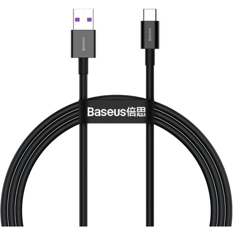 Cavo USB Baseus Superior - USB Type C 66W (11V/6A) Huawei SuperCharge SCP 1m Nero (CATYS-01)