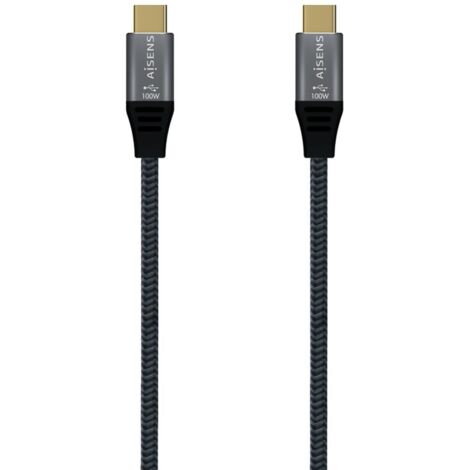 Cavo USB-C Aisens A107-0670 60 cm Grigio (1 Unità)