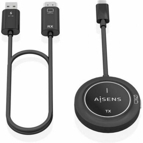 Cavo USB-C con HDMI Aisens ASWL-H2KC30M003-BK Nero