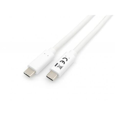 Cavo usb-c maschio usb-c maschio usb 3,2 2m trasferimento 5g 3a (60w) colore bianco