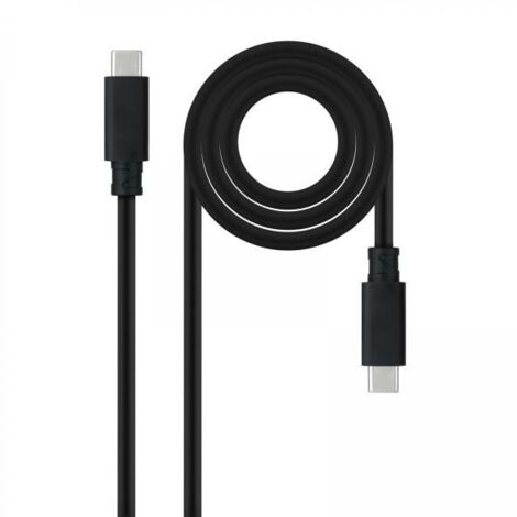 Cavo USB-C NANOCABLE 10.01.4102 Nero 2 m