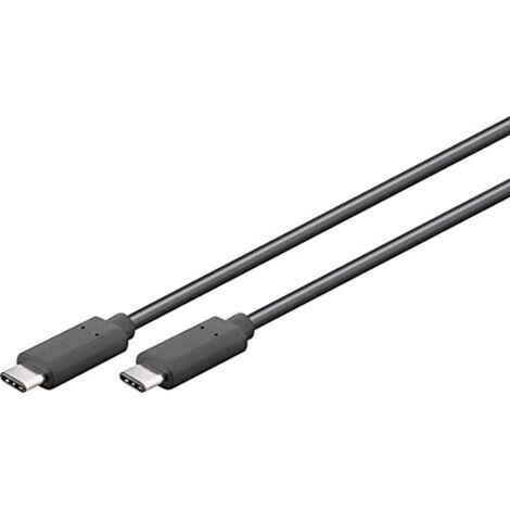 Cavo USB-C™, USB 3.2, 4K/60 Hz, 60 W, 5 Gbit/s, Power Delivery, 1 m, Connettore USB-C™ Connettore USB-C™. Lunghezza del Cavo 1 m