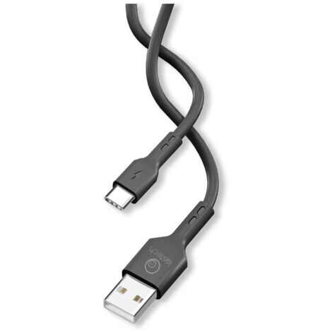 CAVO USB FLESSIBILE TYPE C 1,5 M NERO- 1,0 pz