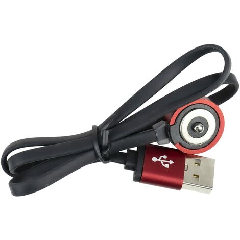 Cavo USB per la ricarica delle torce PNI Adventure F75, con contatto magnetico, lunghezza 50 cm