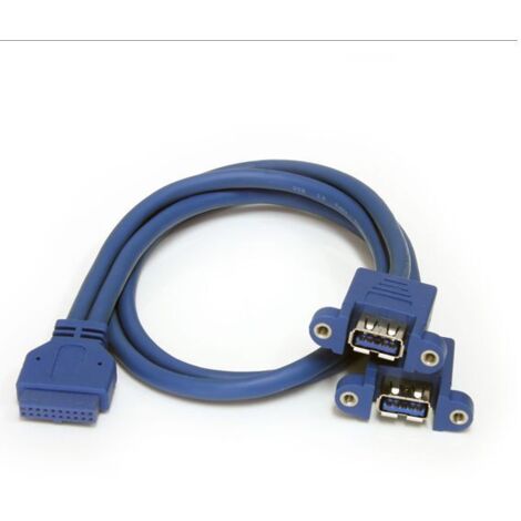 Cavo USB Startech USB3SPNLAFHD         IDC USB A Azzurro