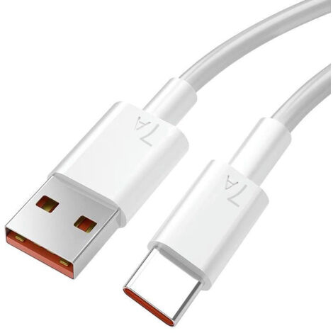 Cavo USB Type-C per ricarica super rapida da 7A 100W per Huawei Mate 40 30 Xiaomi Samsung (non di marca) 1 pezzo