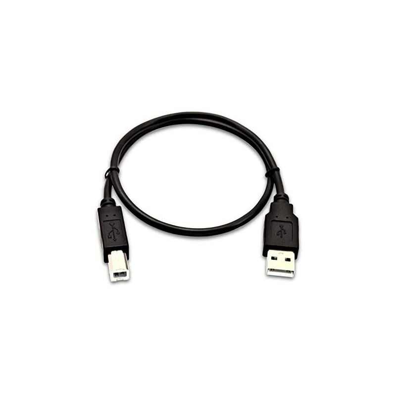 Usb-a (maschio) a usb-b (maschio) 0,5 m - Nero - usb Cavo (0,5 m, usbusb a, usb b, 1.0, 480 Mbit/s, Nero) - V7