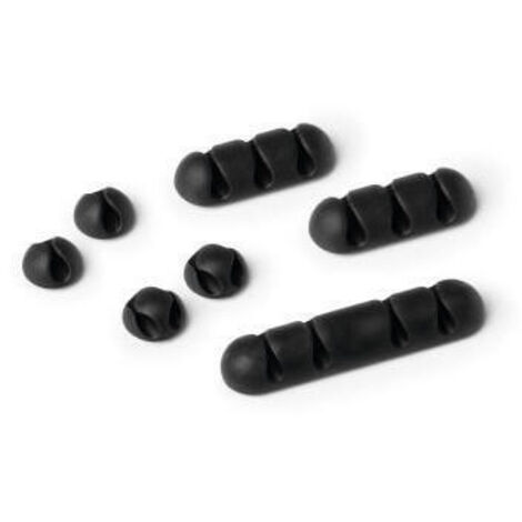 Cavoline Clip Mix Escritorio Soporte para cables Negro