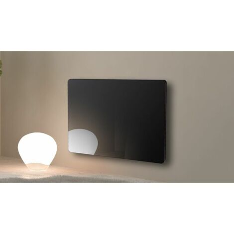 Carrera panneau rayonnant en verre Noir LCD 1000W