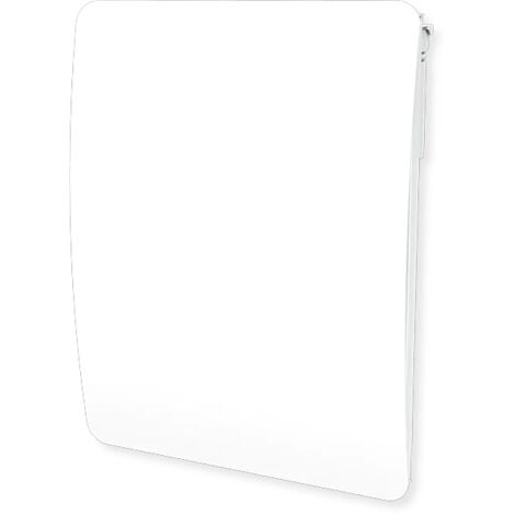 Carrera radiateur compacte à inertie fonte + film en verre 1000w Commande tactile - Blanc