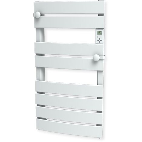 Cayenne radiateur sÞche-serviette 750W lames plates blanc LCD - Blanc