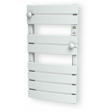 Cayenne radiateur sÞche-serviette 600W lames plates blanc LCD - Blanc