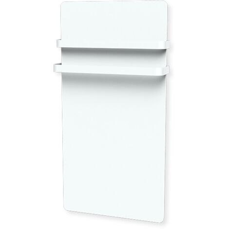 Cayenne radiateur sèche-serviette 1000W verre blanc LCD