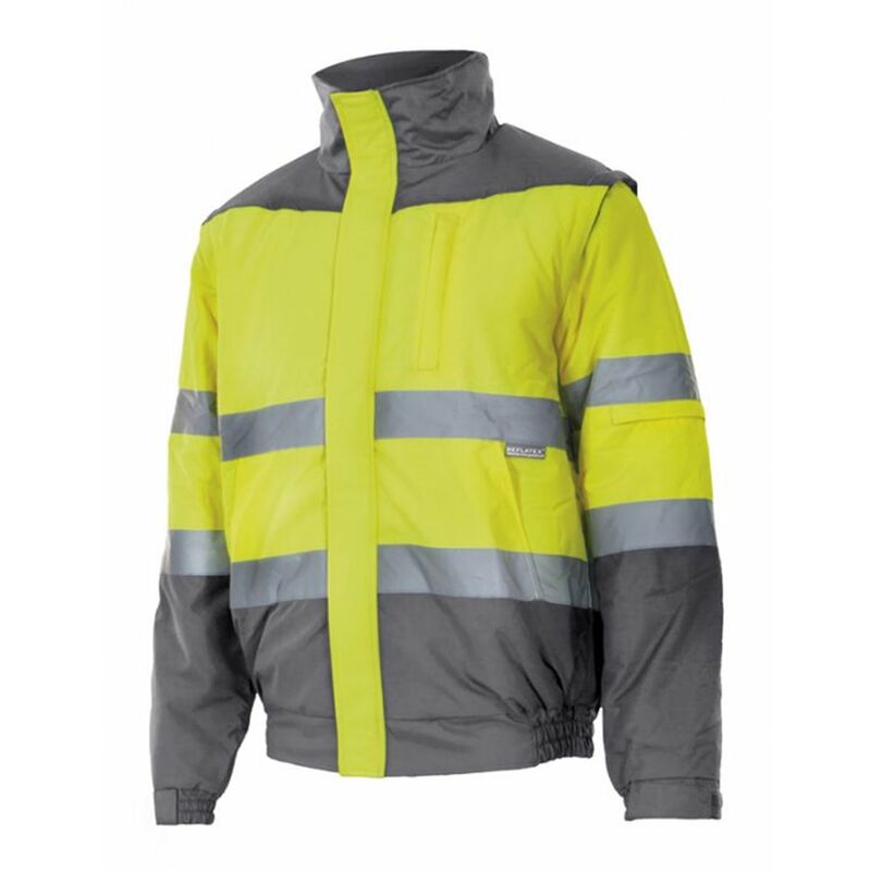 

CAZADORA ACOLCHADA BICOLOR ALTA VISIBILIDAD Amarillo Flúor XL