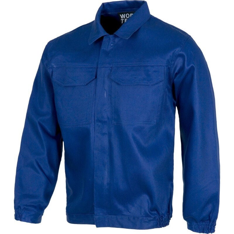 

Cazadora con cierre de cremallera de metal en algodón grueso WORKTEAM B1300 | Azulina - 56