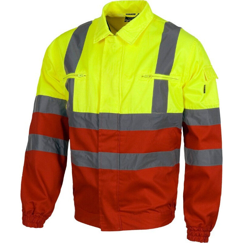 

Cazadora combinada de Alta Visibilidad para trabajos urbanos WORKTEAM C3311 | XL - Rojo+Amarillo A.V.