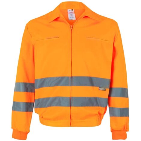Cazadora Alta Visibilidad NARANJA FLÚOR XL