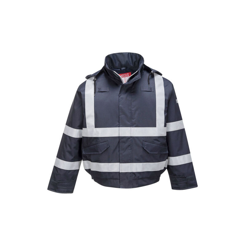 Cazadora multi-protección resistente a la llama cintas reflectantes Portwest S783 5XL Azul marino