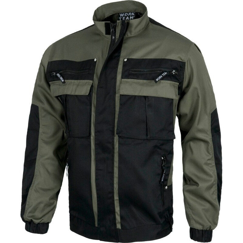 

Cazadora combinada de triple costura WORKTEAM Combi B1159 | M - Verde kaki+Negro