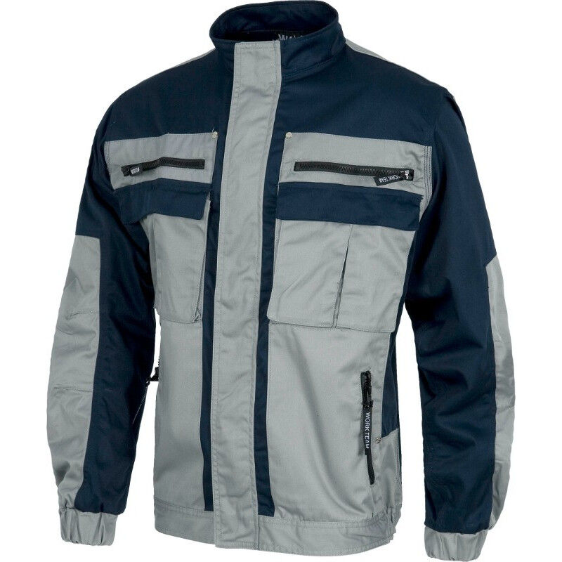

Cazadora combinada de triple costura WORKTEAM Combi B1159 | XXL - Marino+Gris