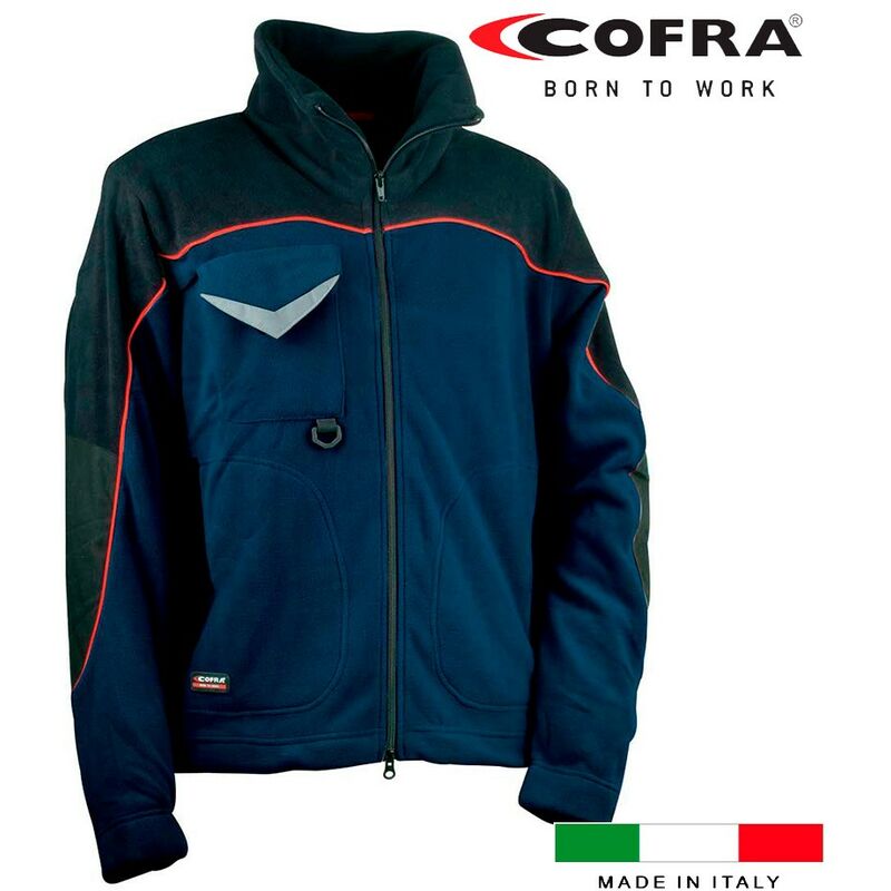 

Cazadora Forro Polar Rider Azul Marino Negro Cofra Talla M