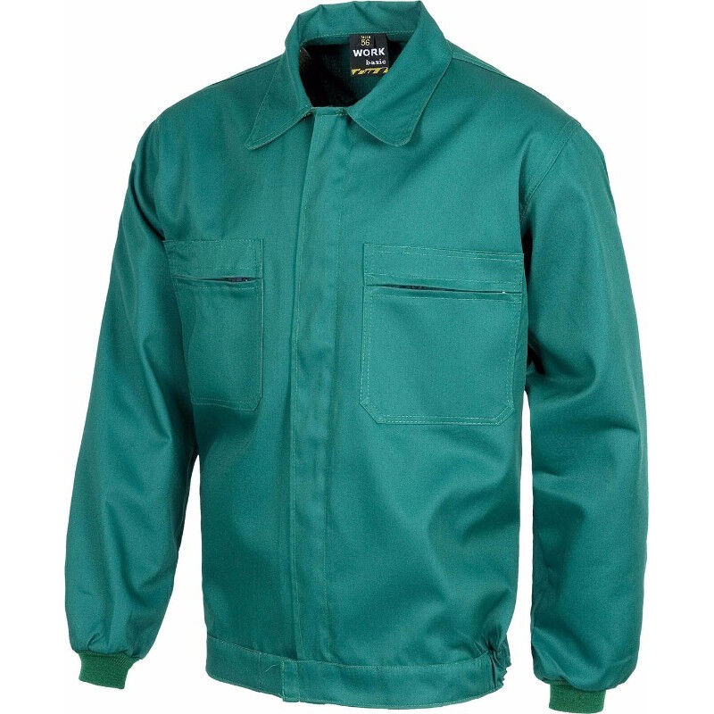 

Cazadora básica con cierre de cremallera de nylon oculta WORKTEAM B1102 | Verde - 62