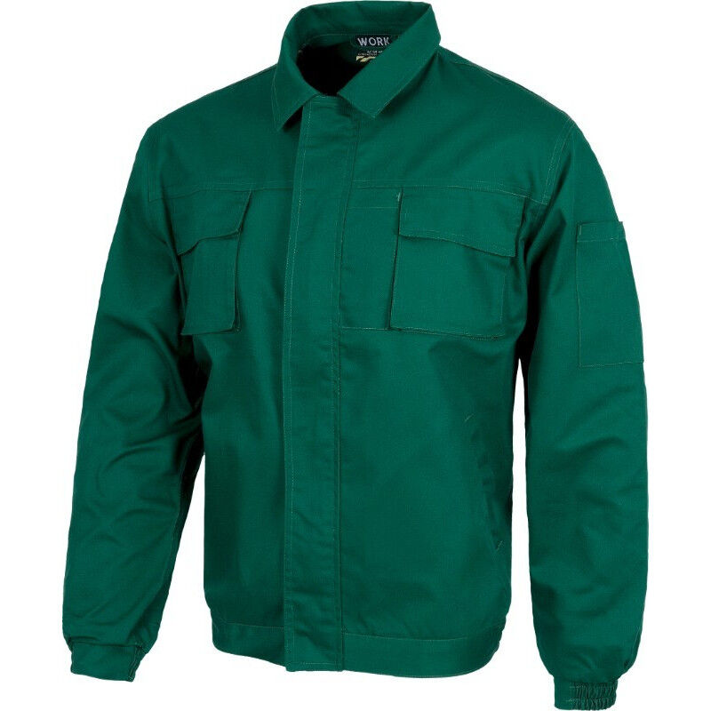 

Cazadora industrial de espalda con pliegues WORKTEAM B1109 | 58/60 - Verde Oscuro