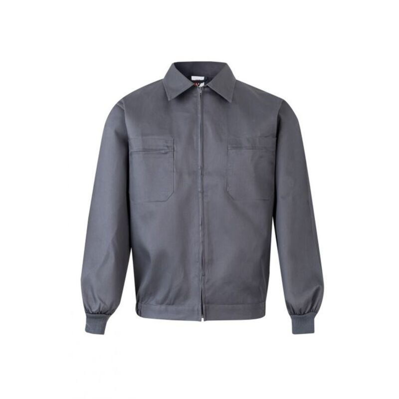 

Cazadora industrial con puños de canalé y cinturilla elástica VELILLA Serie 61601 | Gris - 50