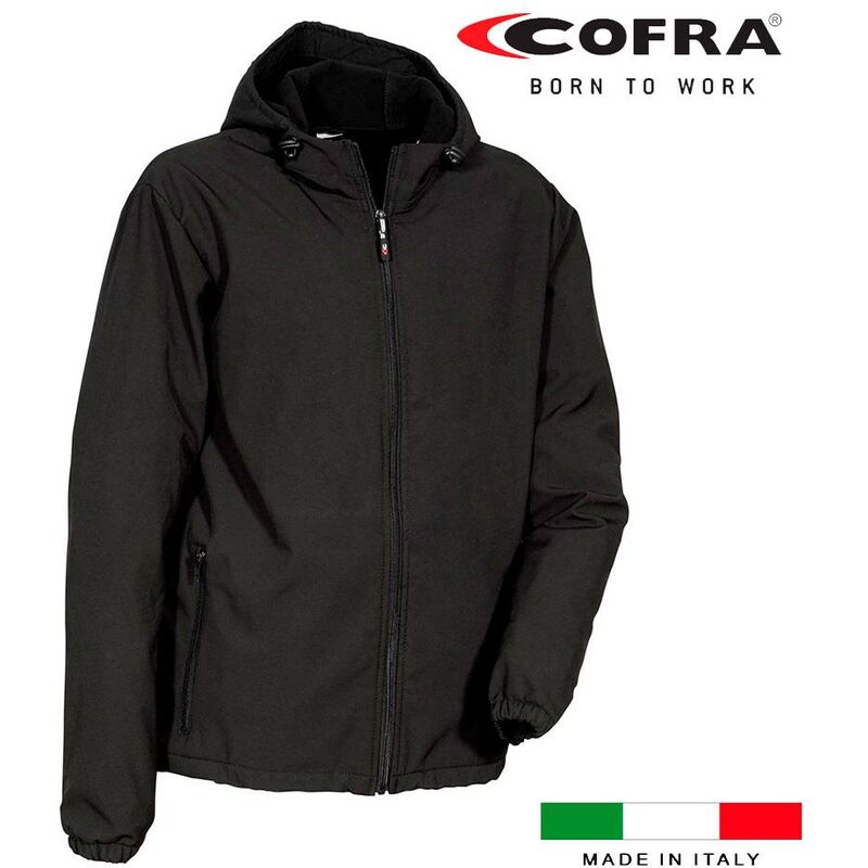 

EDM - Cazadora softshell vannas negro cofra talla xxl