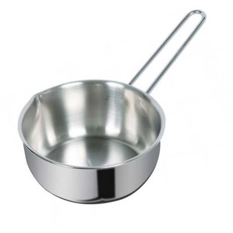 Cazuela de acero inoxidable con 1 mango de 14 cm Dune Metalsomma