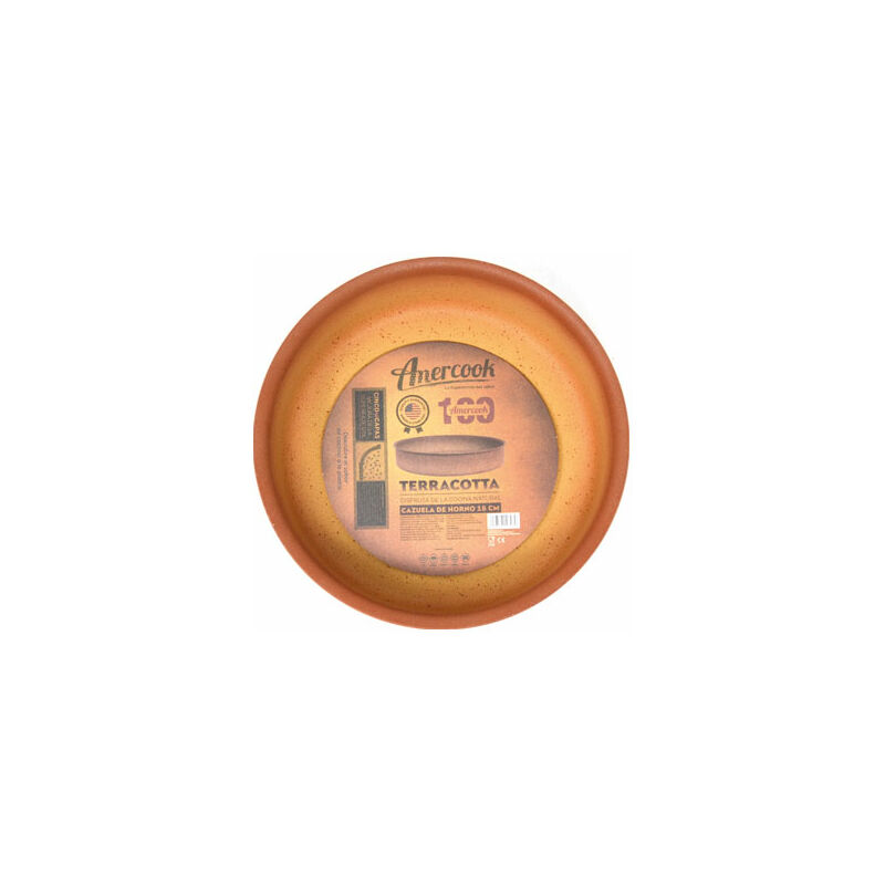 

Cazuela Baja sin Tapa Aluminio Forjado Terracota 16cm inducción