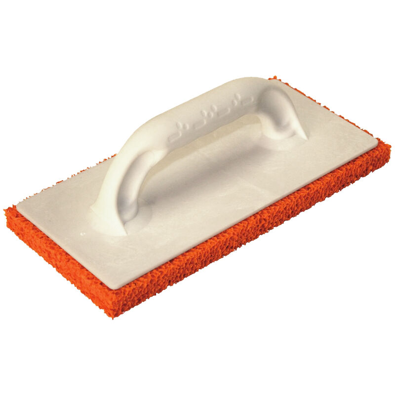 Image of Cazzuola rettangolare in plastica con suola in schiuma fine 28 x 14 cm Outifrance