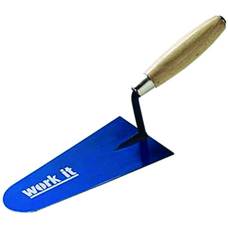Cazzuola work-it punta tonda manico in legno - mm.190